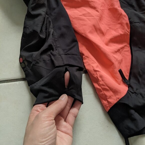 Sweaty Betty Windbreaker Jacket Black Pink M Athleisure Workout gorpcore street - Picture 5 of 9